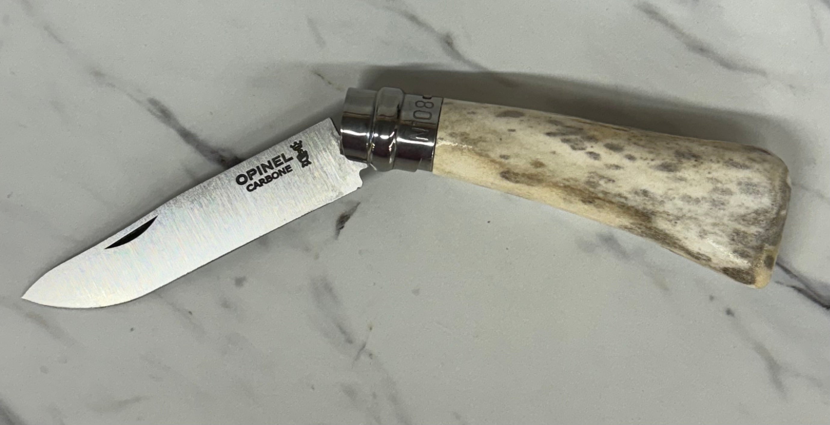 Moose Antler Opinel Pocket Knife