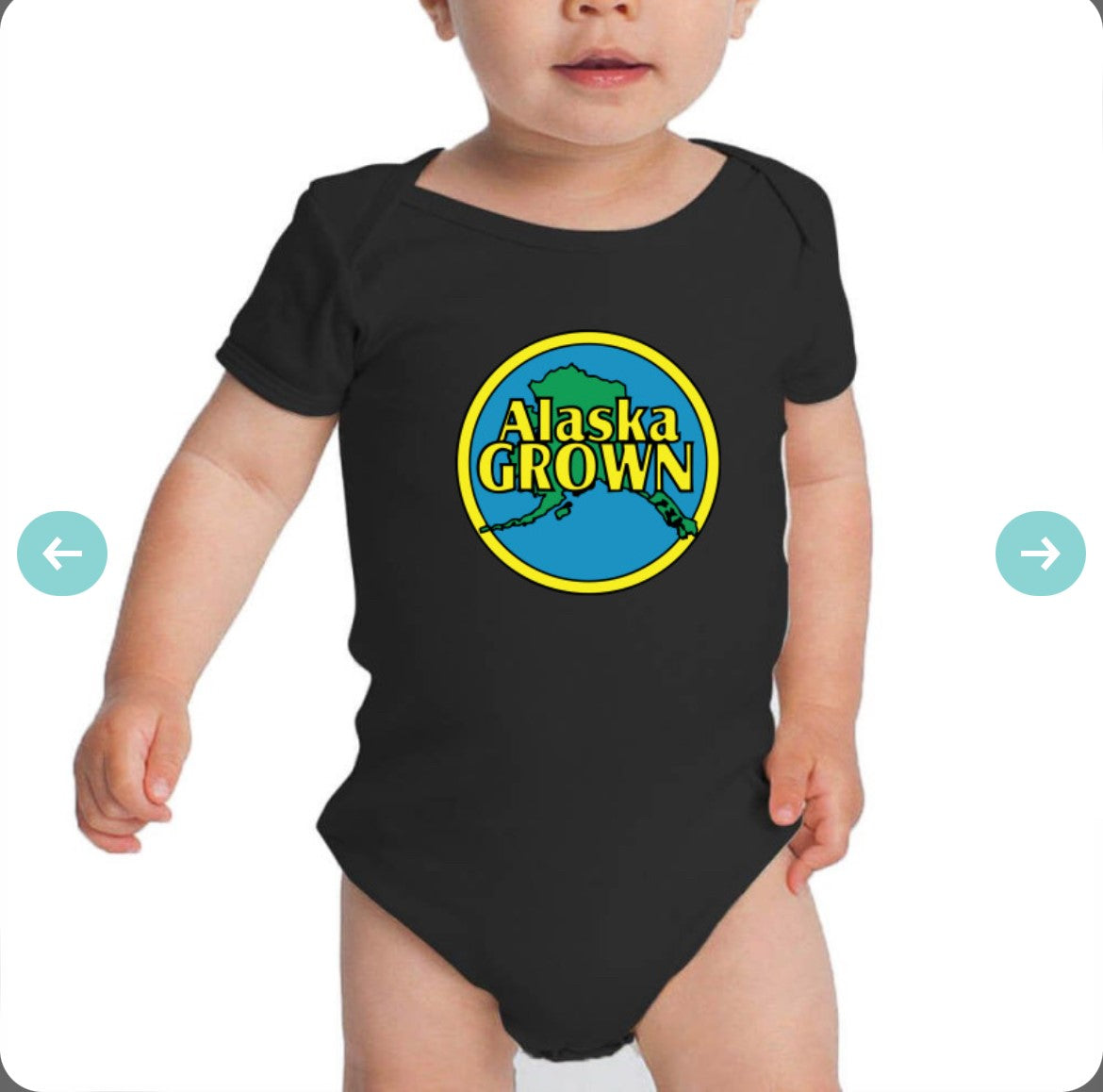 Alaska Grown Infant Onsies