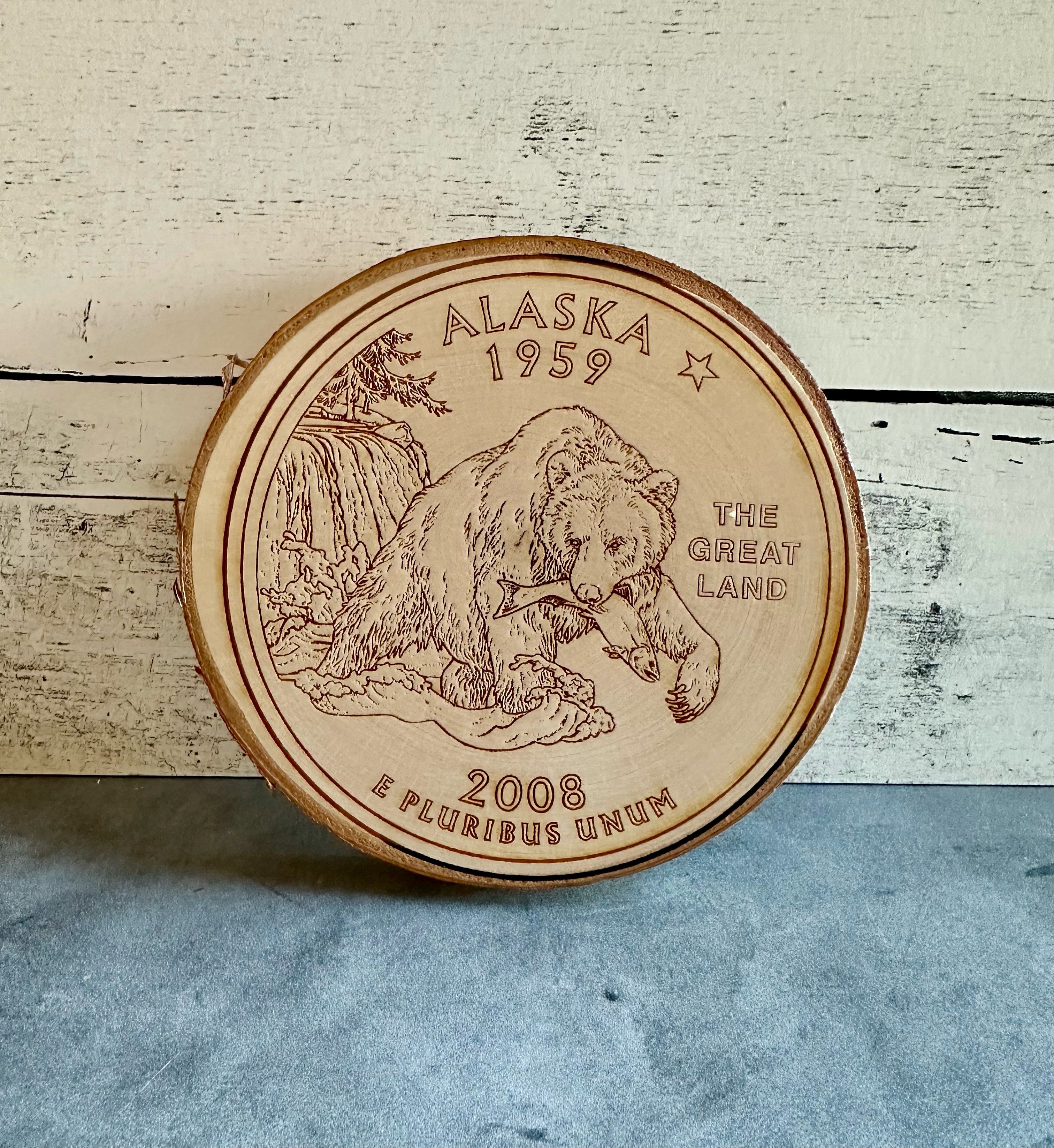 Alaskan Birch Medallion