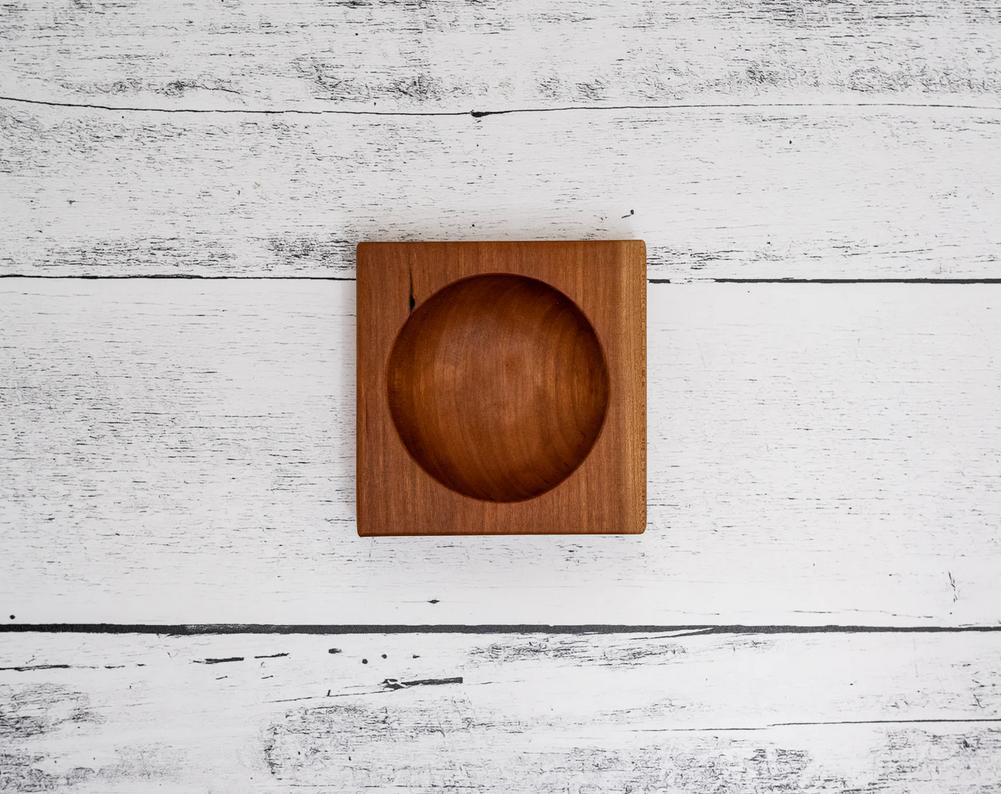 Cherry Wood Salt Cellar