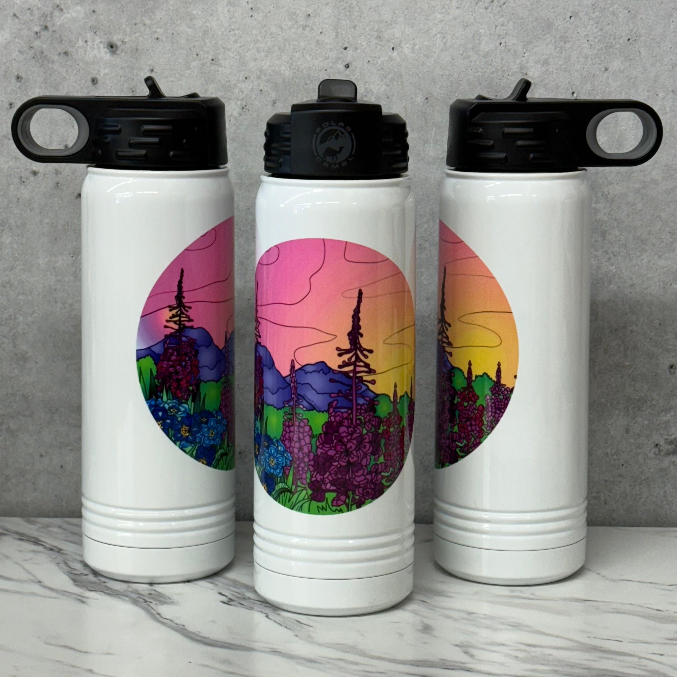 Alaska Wild & Free 20oz Water Bottle