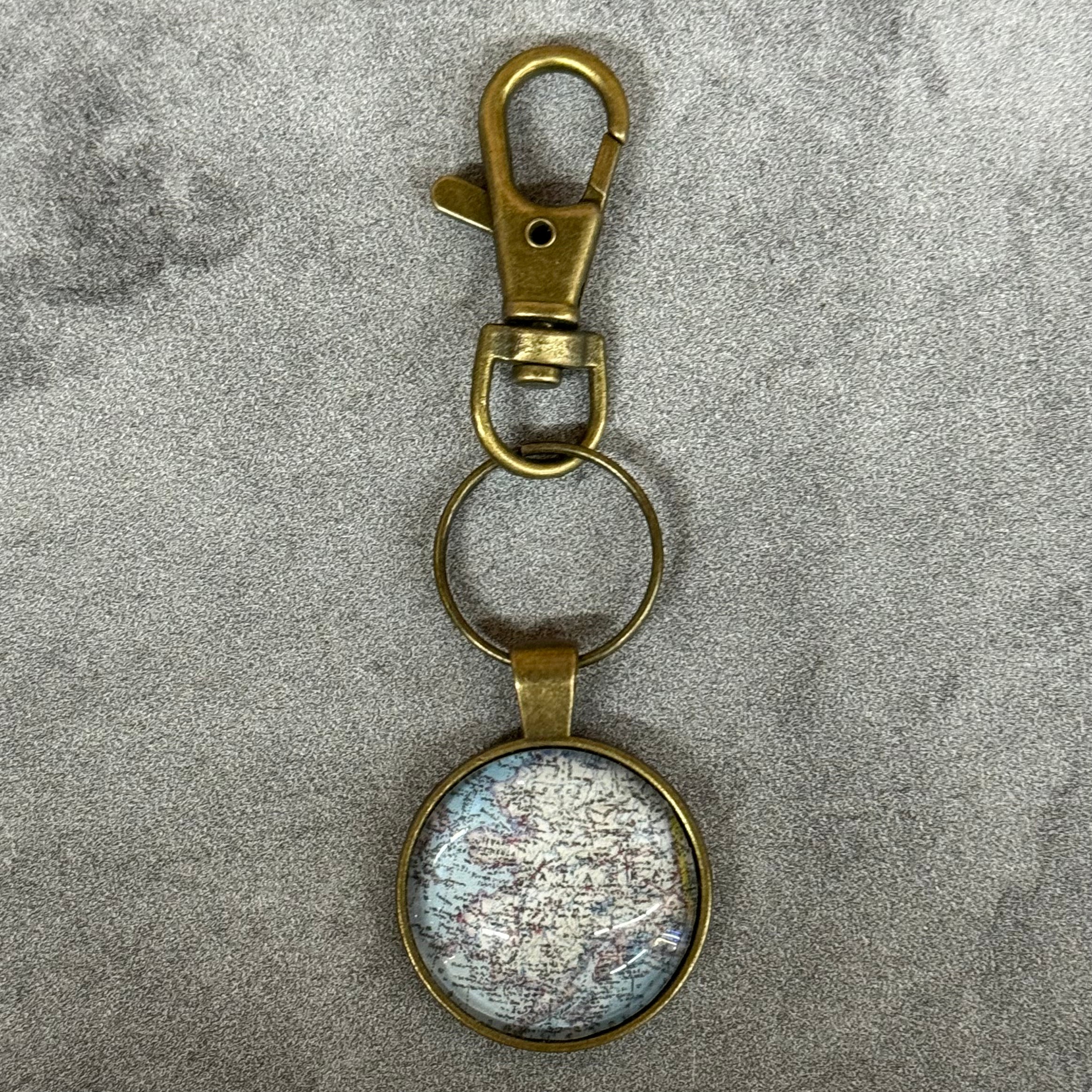 Alaska Map Keychain