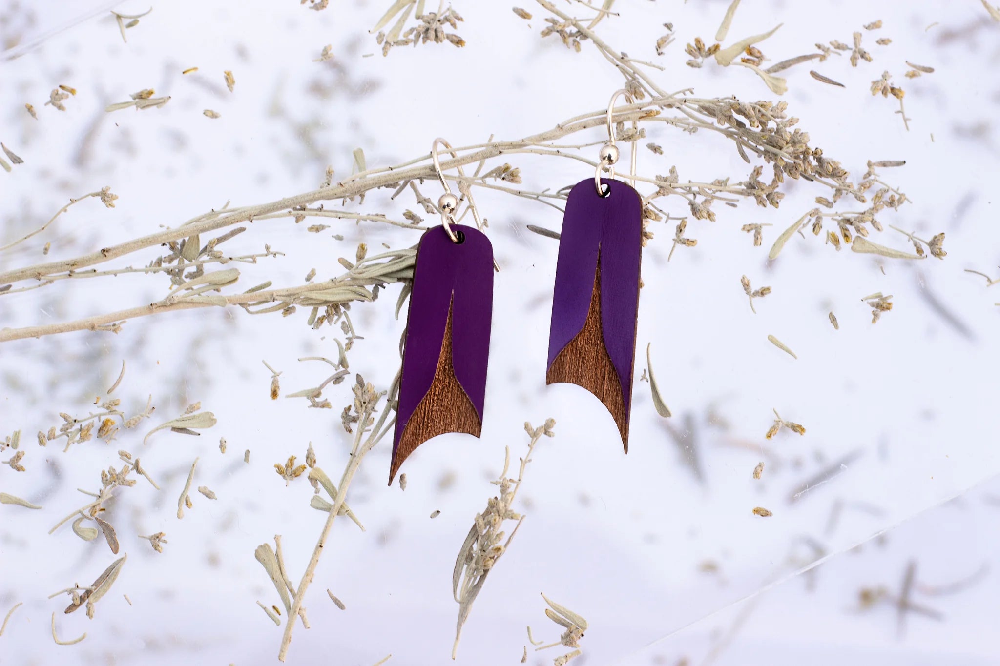 Trickster Wood Earrings