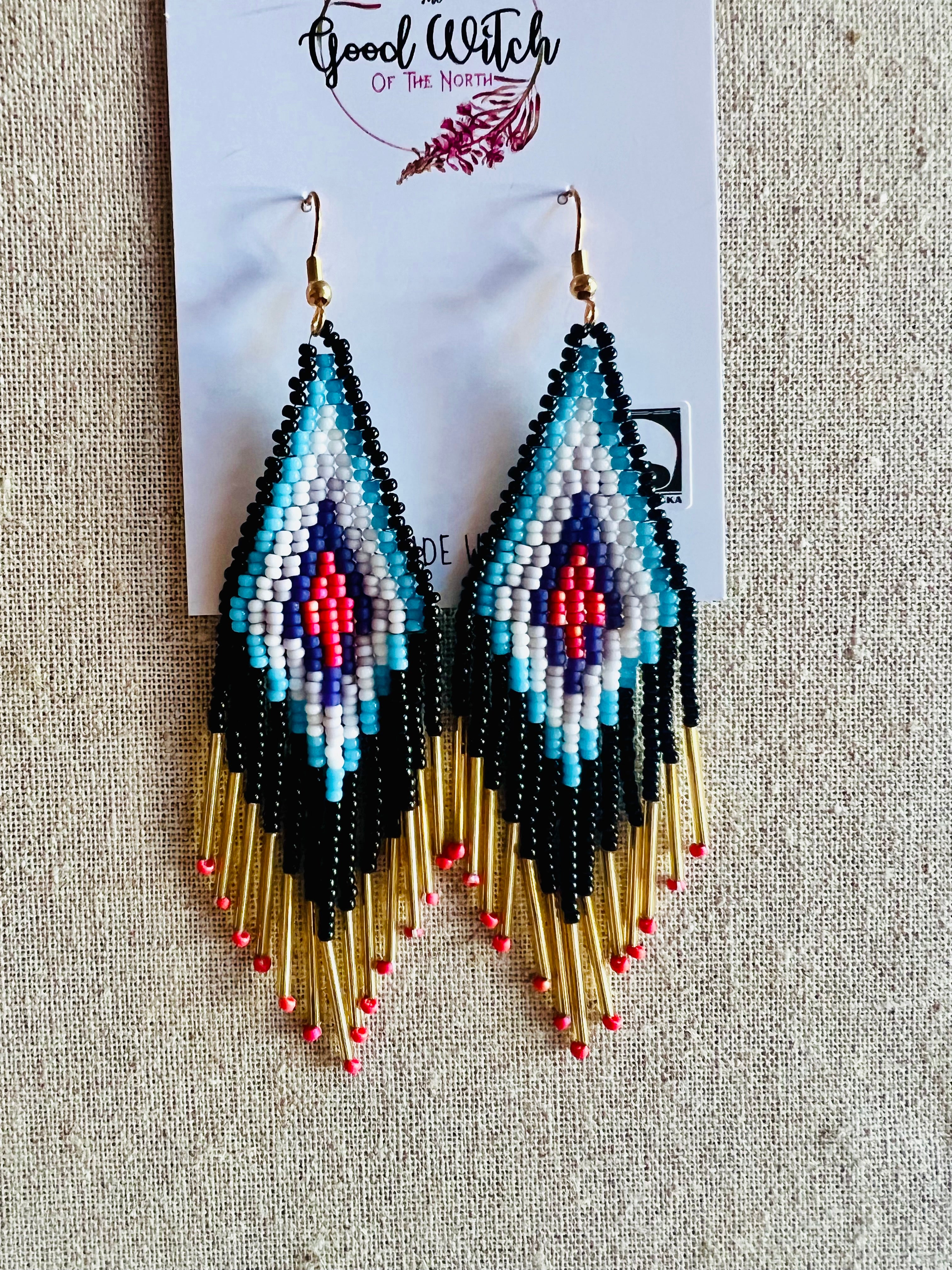 The Good Witch Beaded Earrings