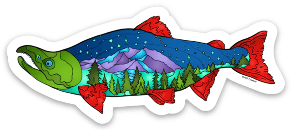 Alaska Wild & Free Giant Sticker