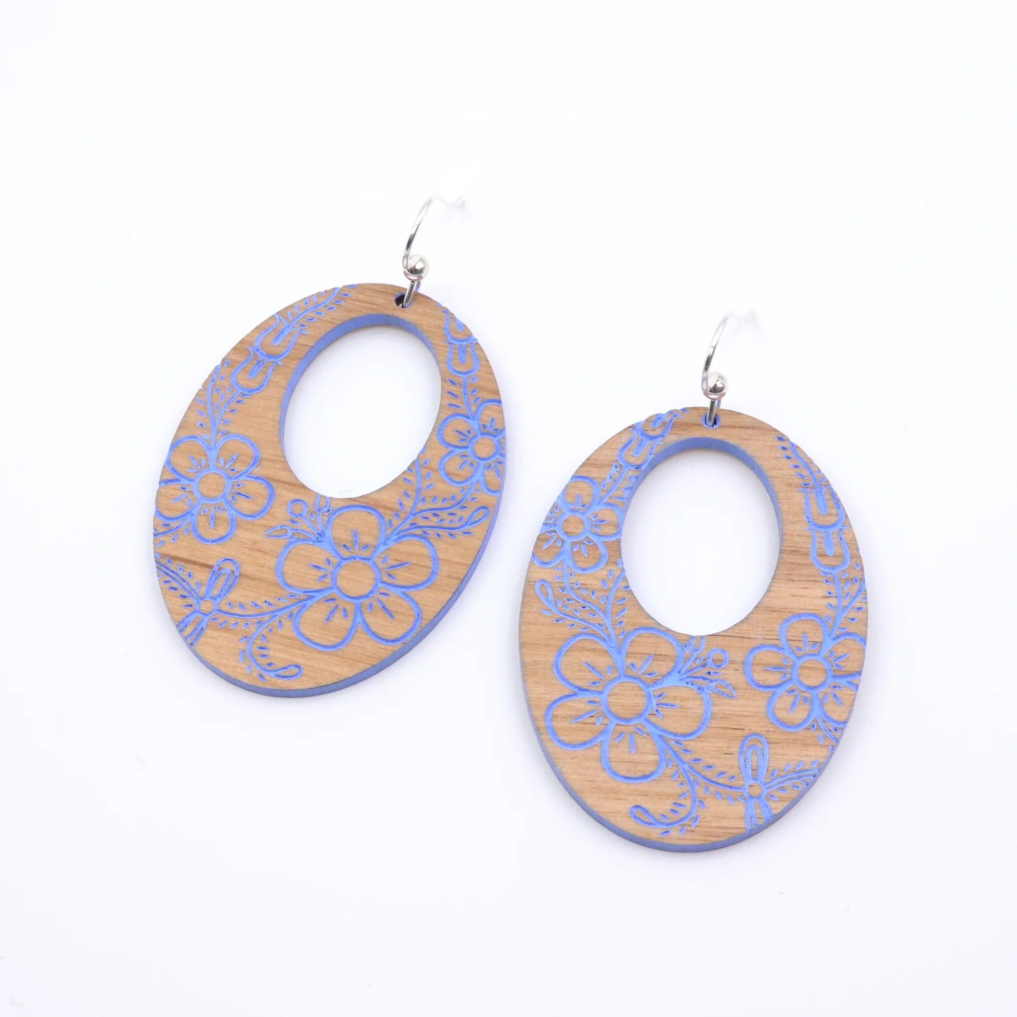 Trickster Wood Earrings