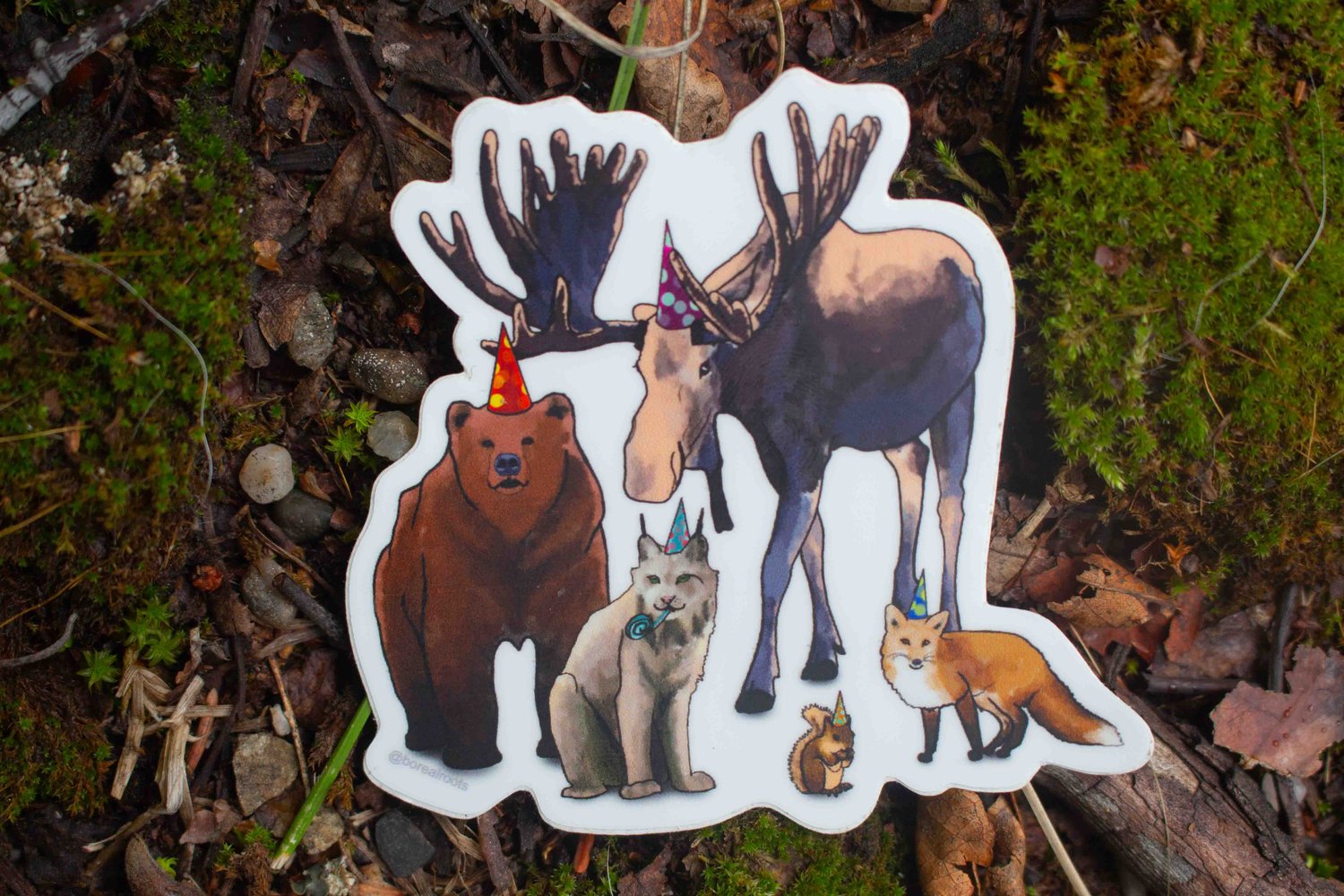 Boreal Roots Stickers