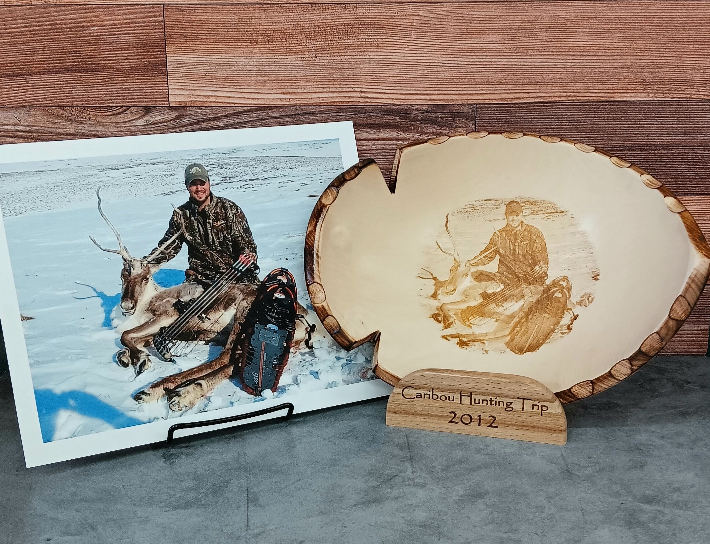 Personalized Arrowhead Photo Bowls