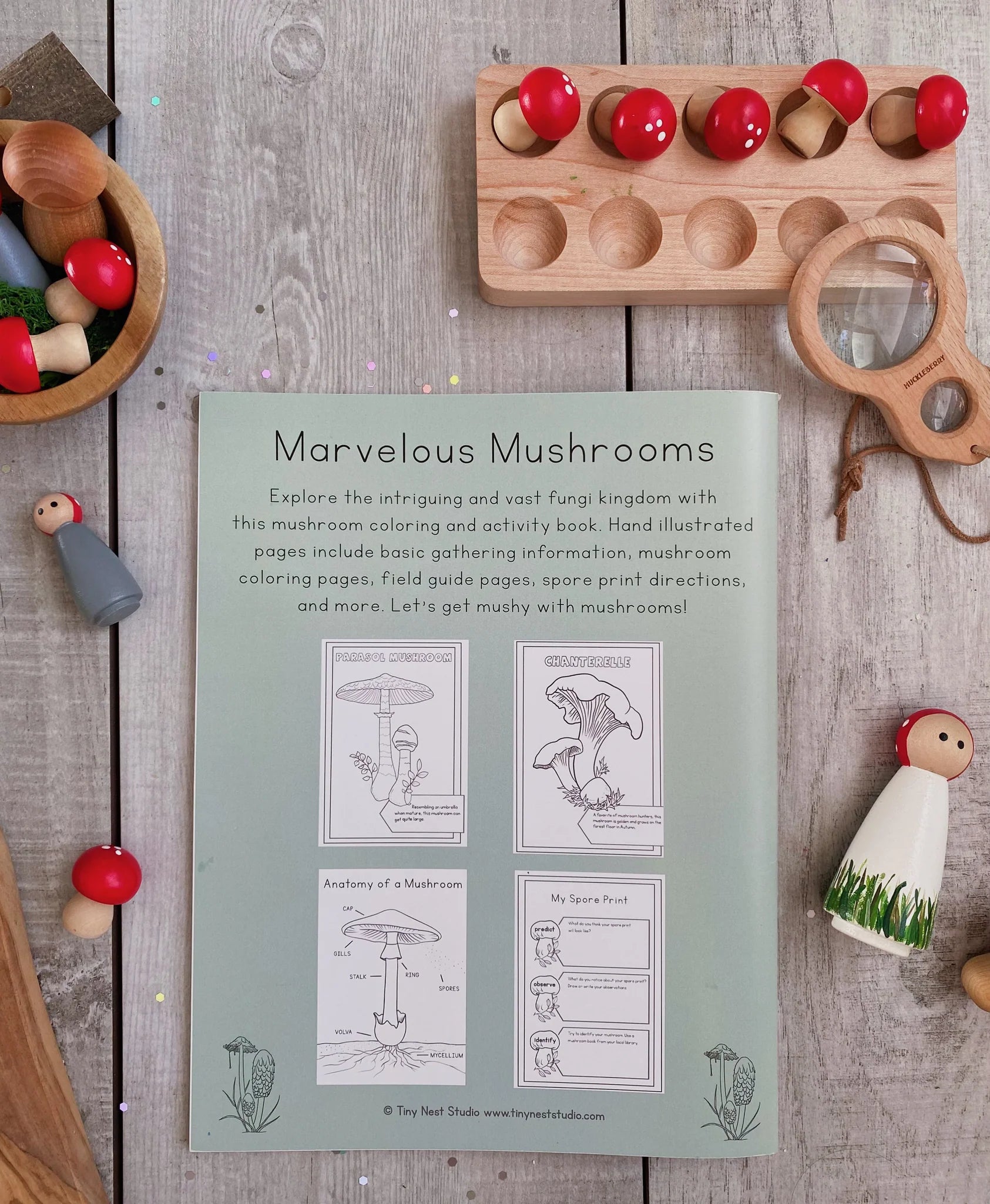 Let's Get Mushy Activity & Coloring Book