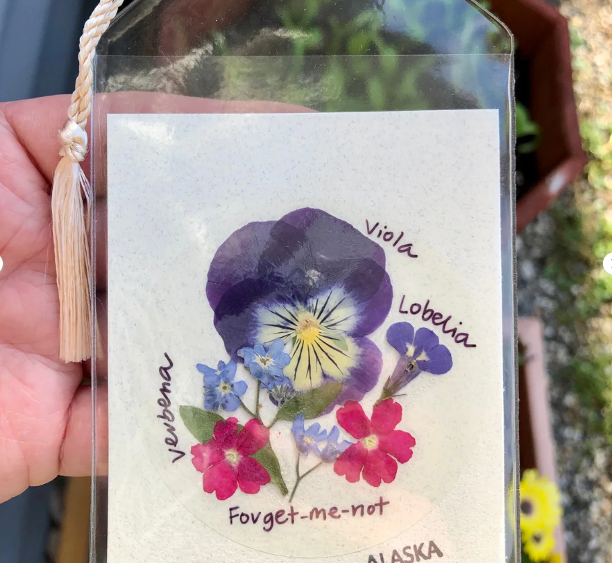 Pressed Wildflower Bookmark