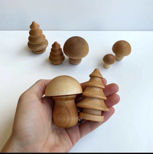 Forest Wood Mushroom Tree Set