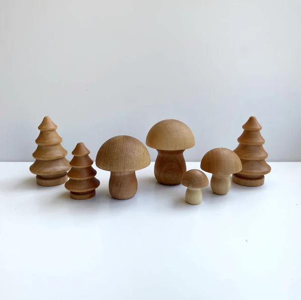 Forest Wood Mushroom Tree Set