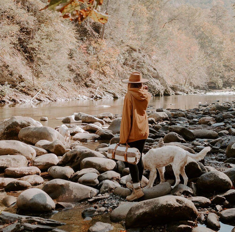 Leather Blanket Carrier