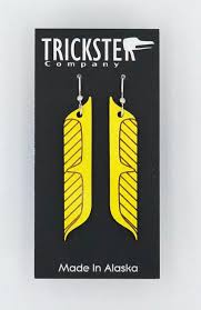 Trickster Wood Earrings