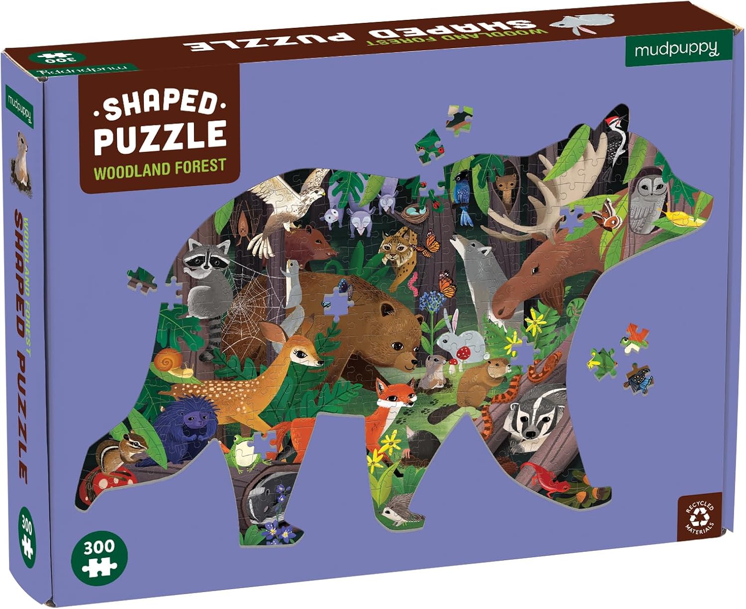 Woodland Forest Shaped Puzzle