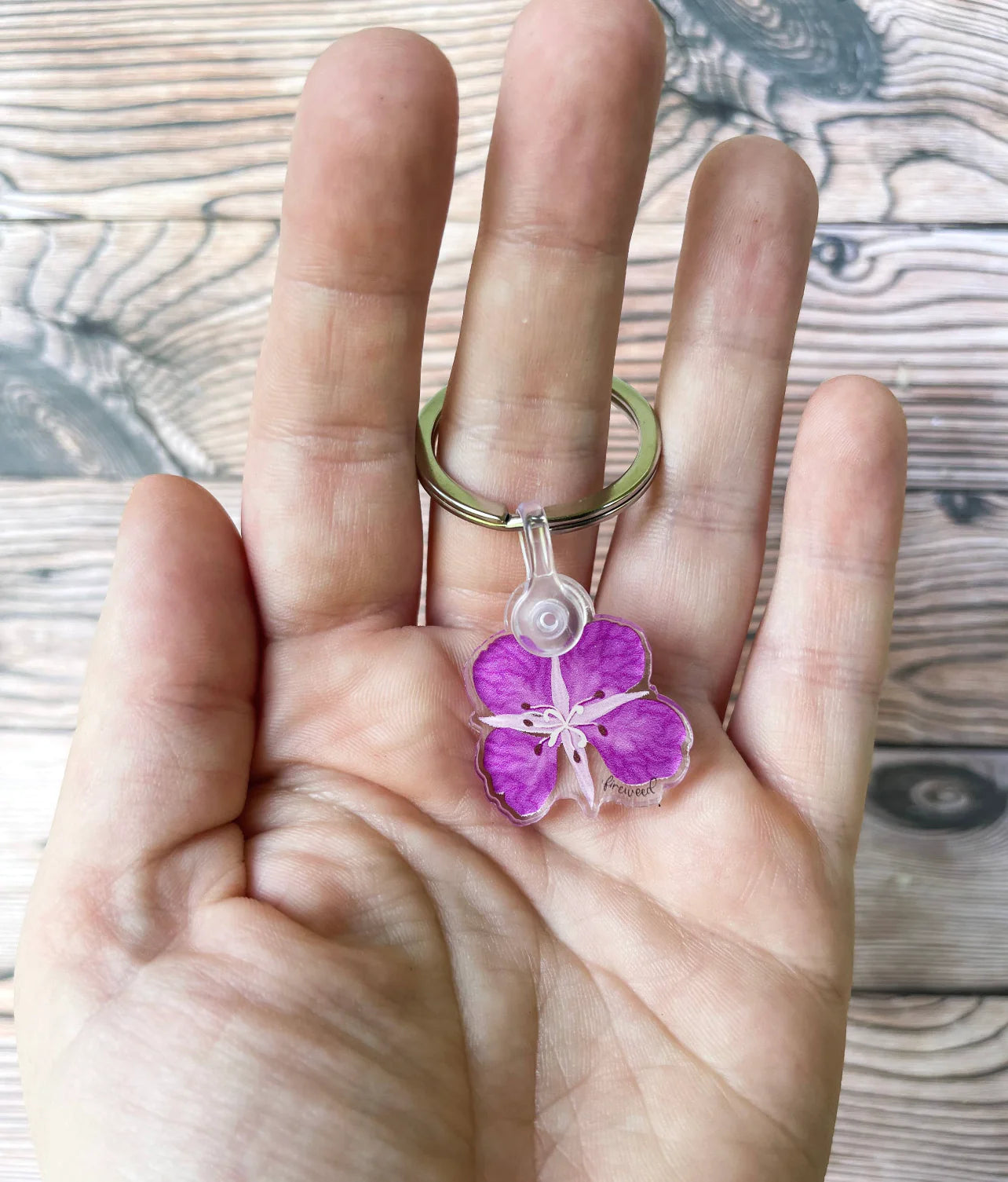 Rooted Lupine Keychain