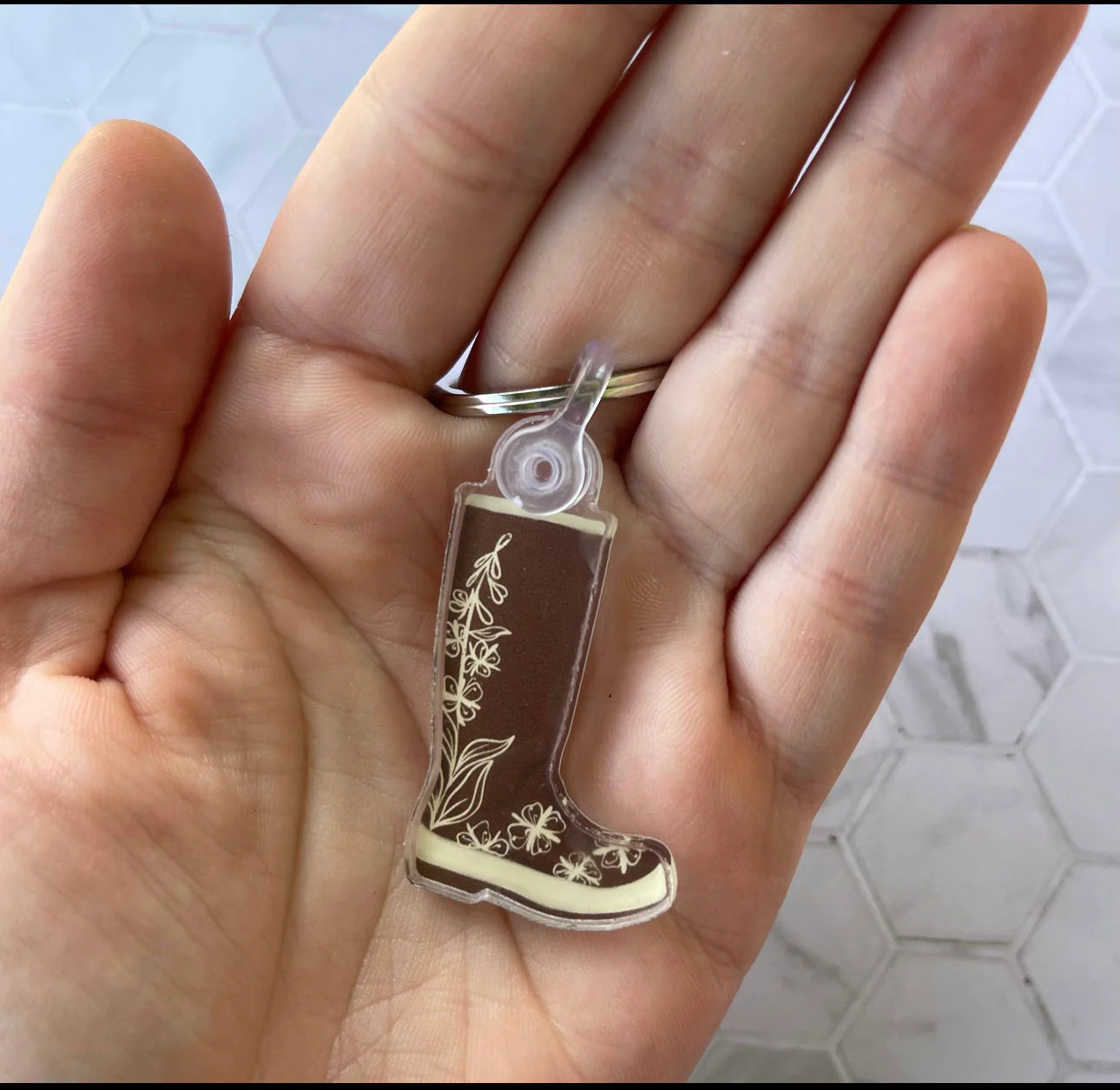 Rooted Lupine Keychain