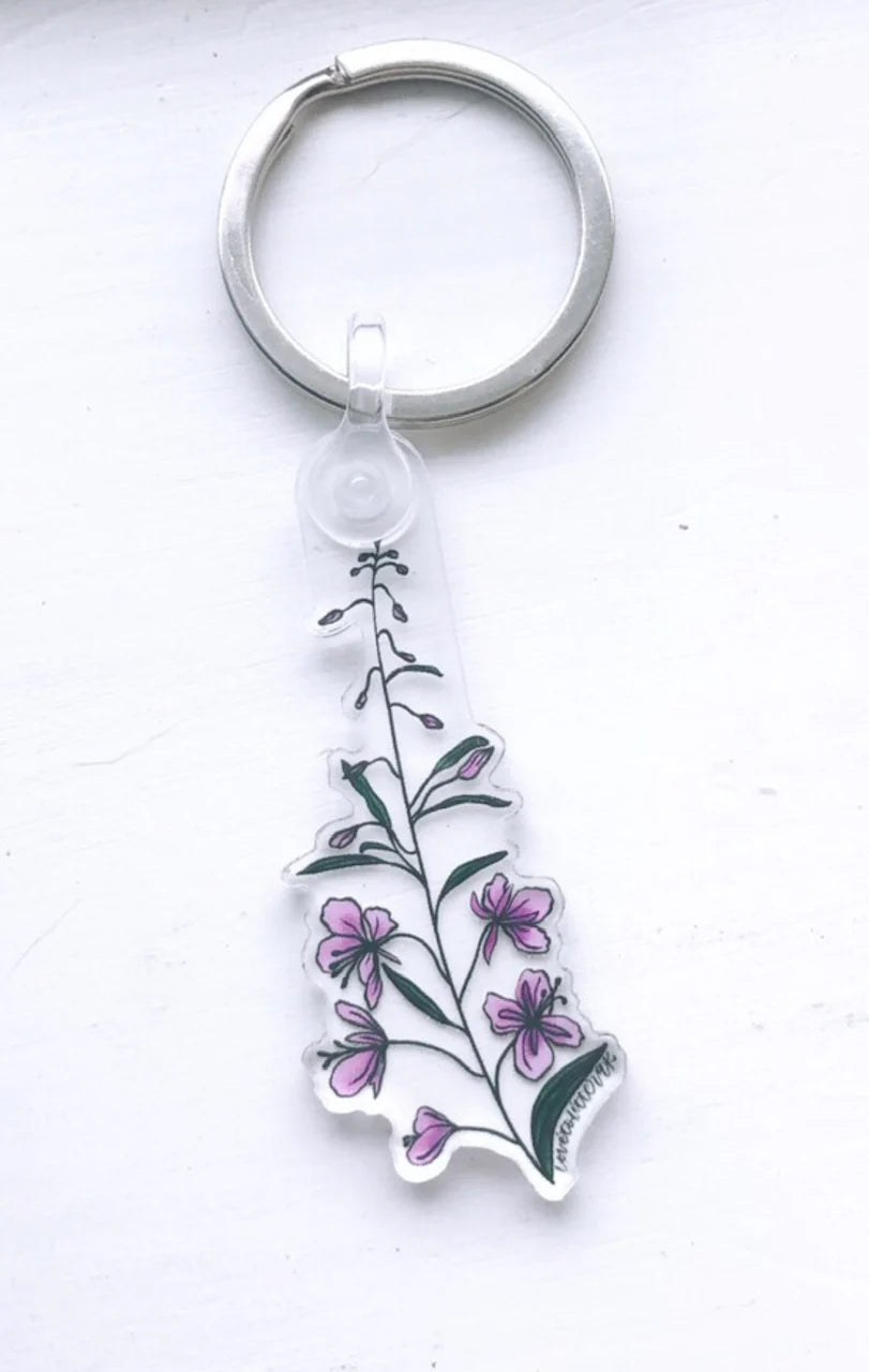 Rooted Lupine Keychain