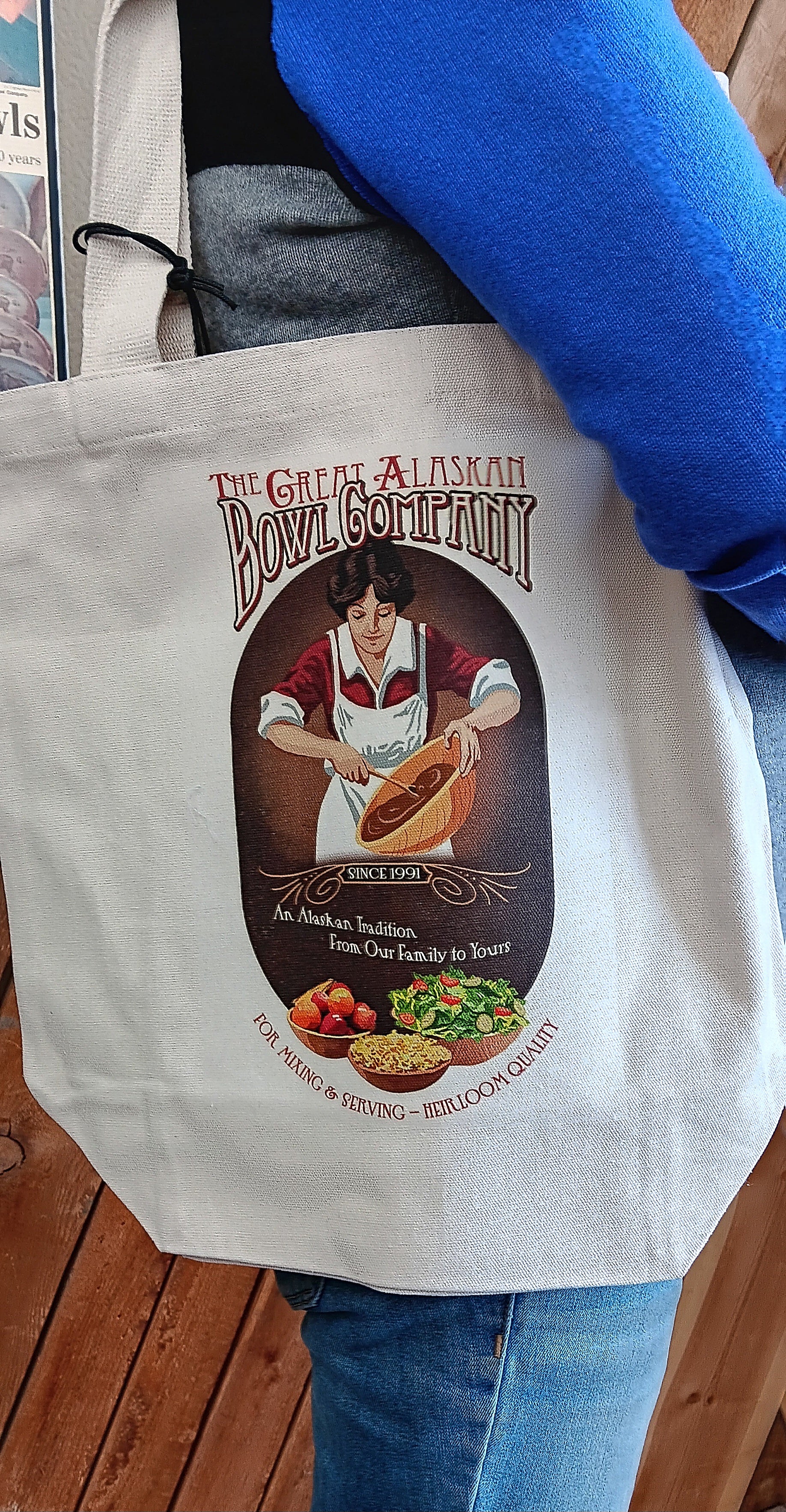 The Great Alaskan Bowl Company Tote Bag