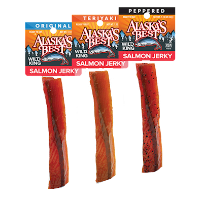 Alaska's Best Smoked King Salmon Jerky