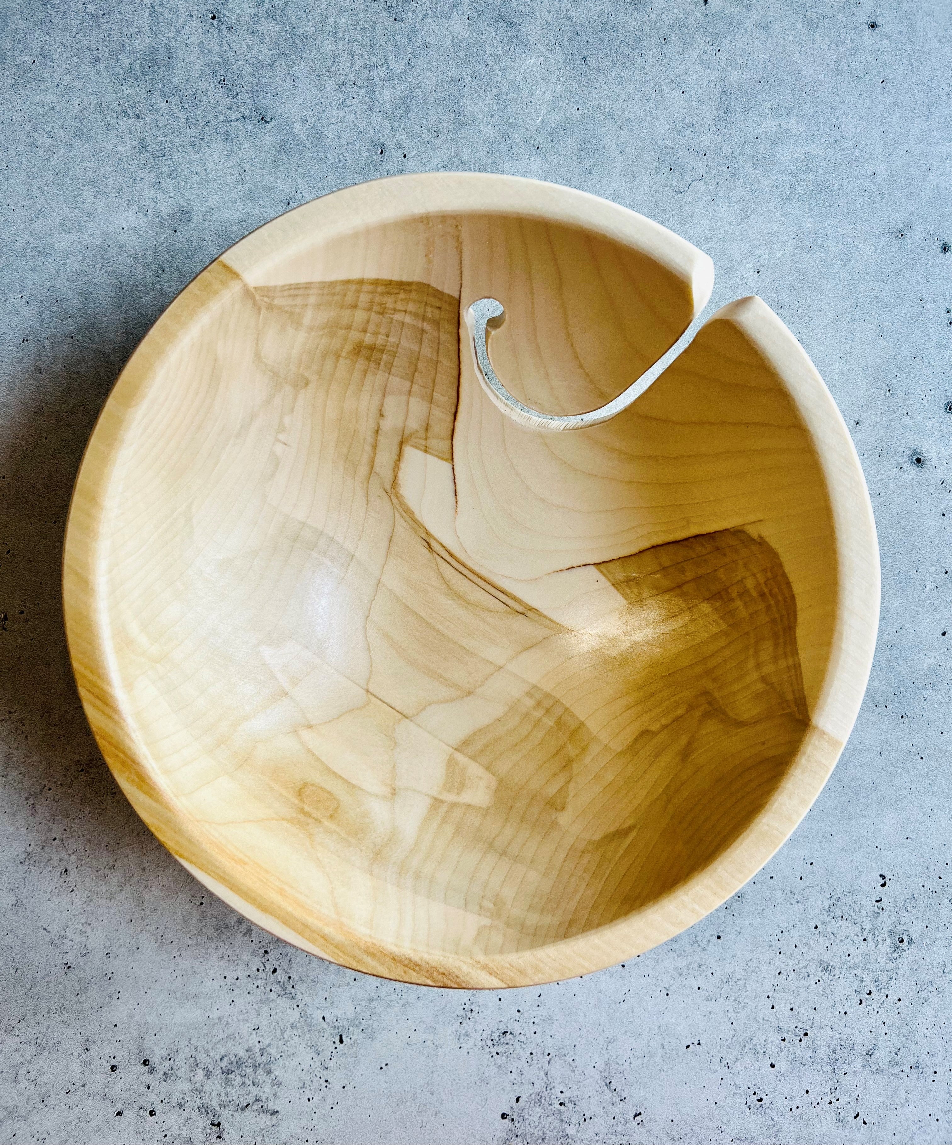 Wooden Yarn & Knitting Bowls