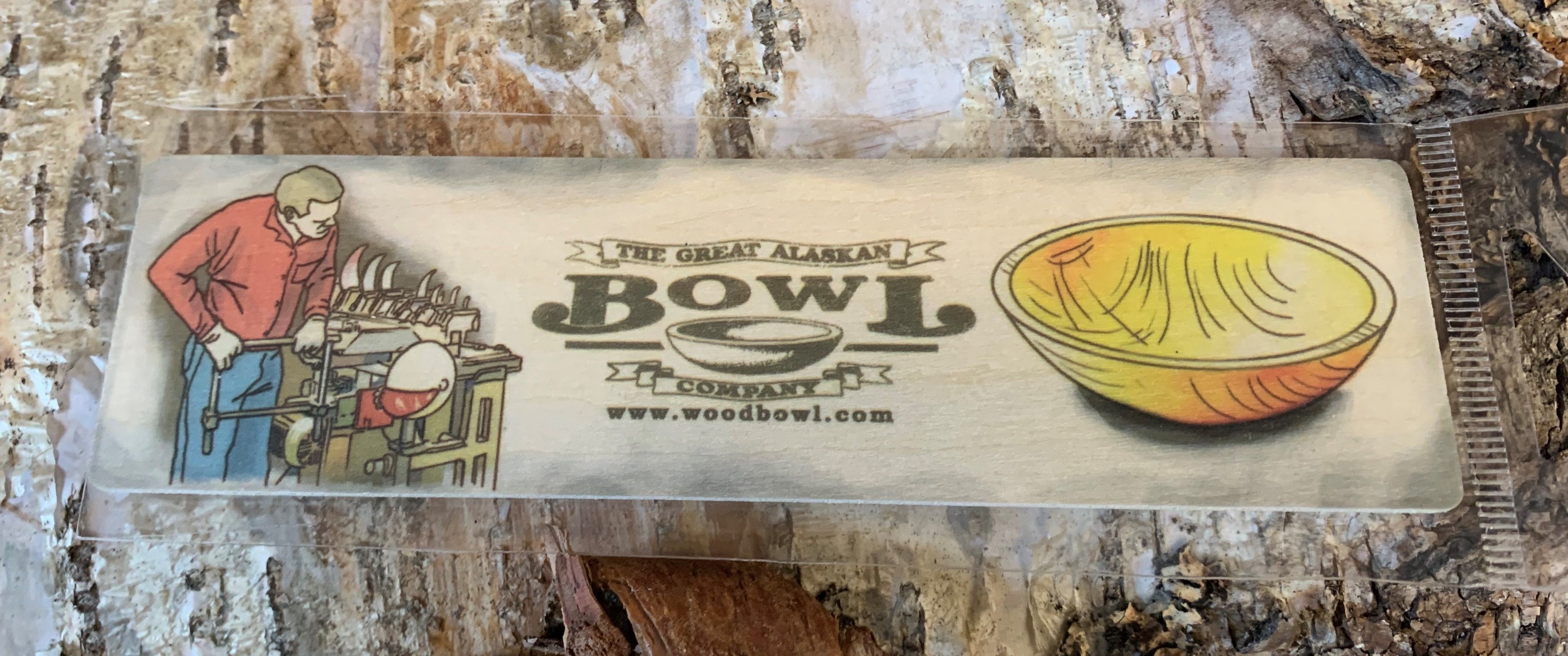 The Great Alaskan Bowl Company Wooden Bookmark