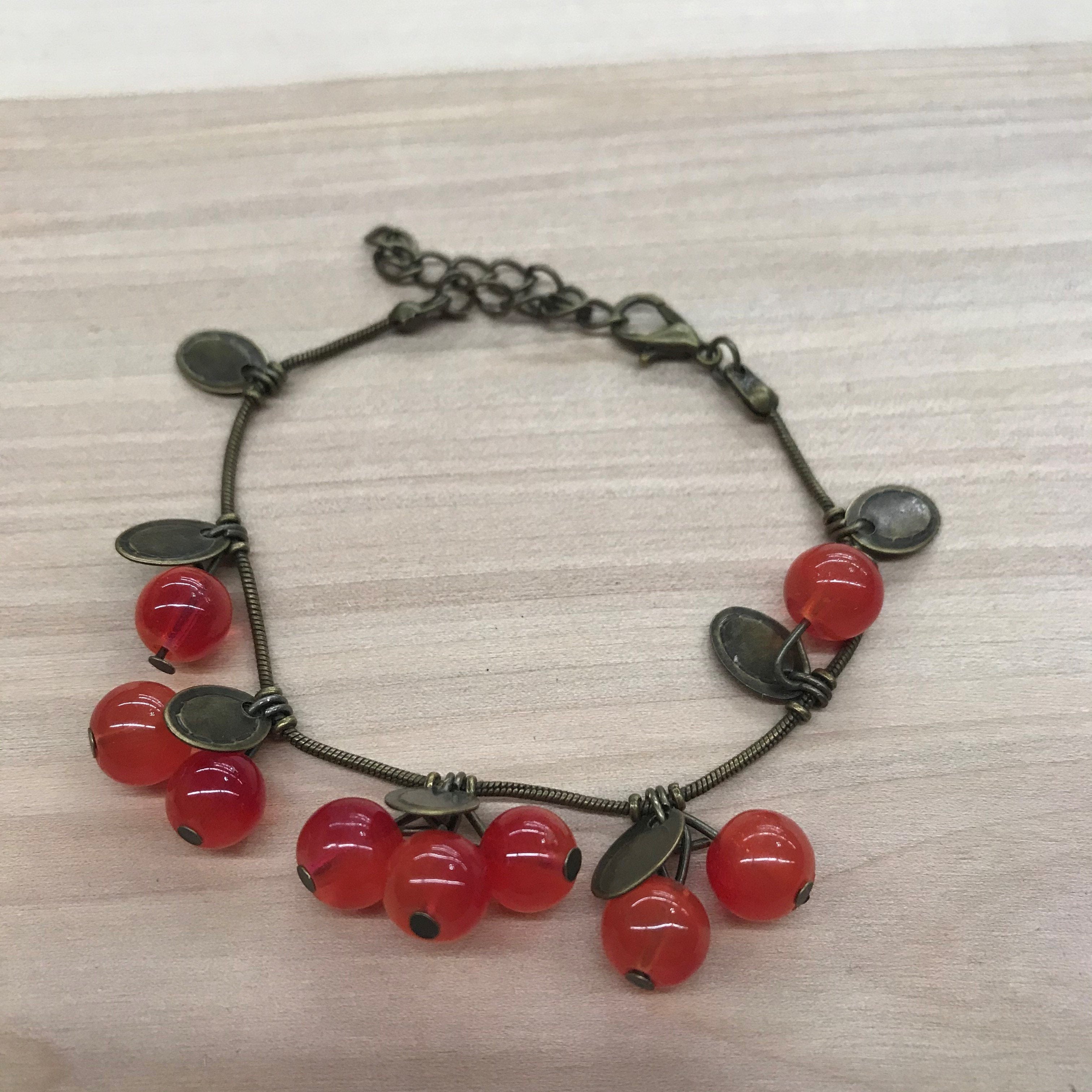 Alaskan Highbush Cranberry / Blueberry Bracelet