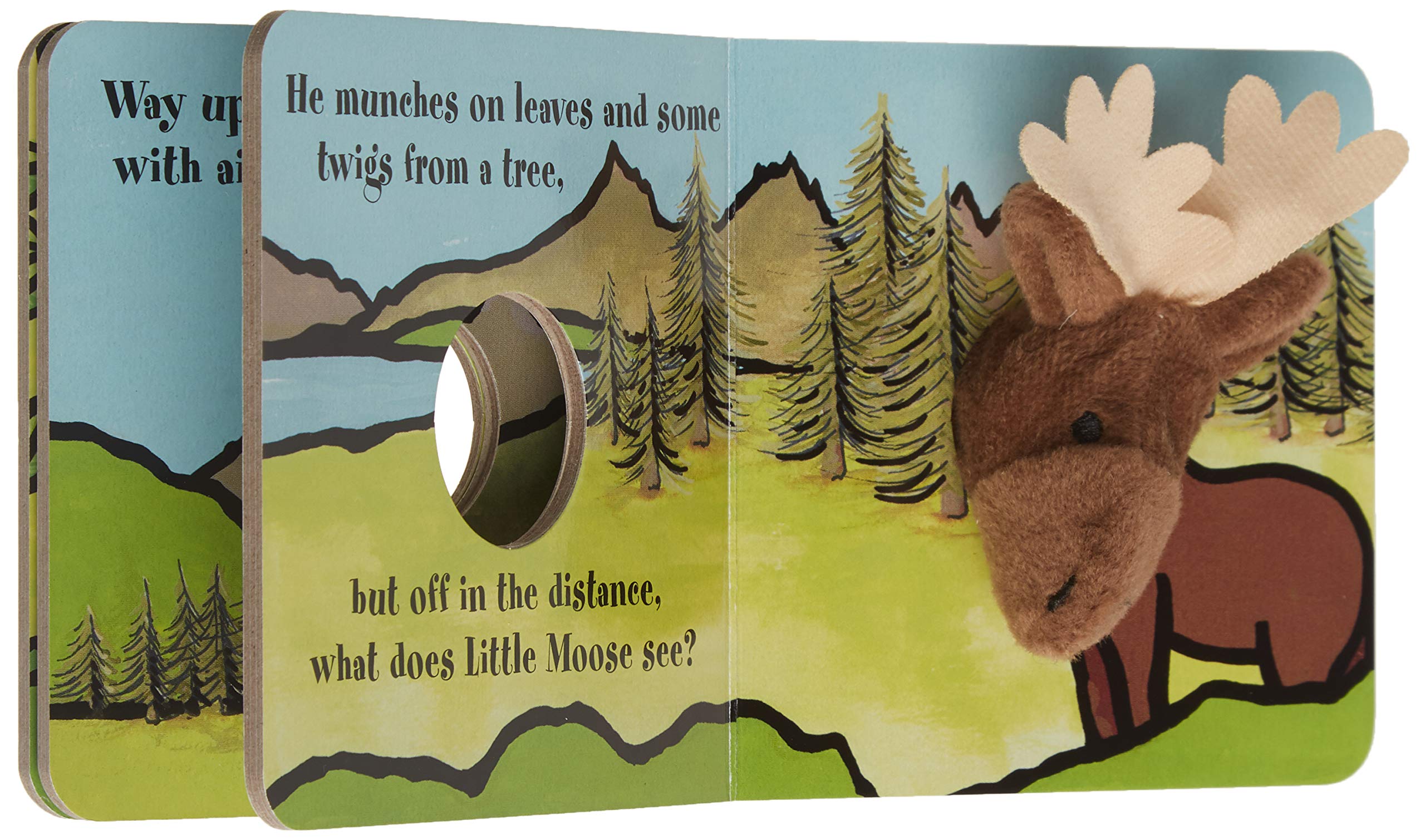 Little Moose: Finger Puppet Book