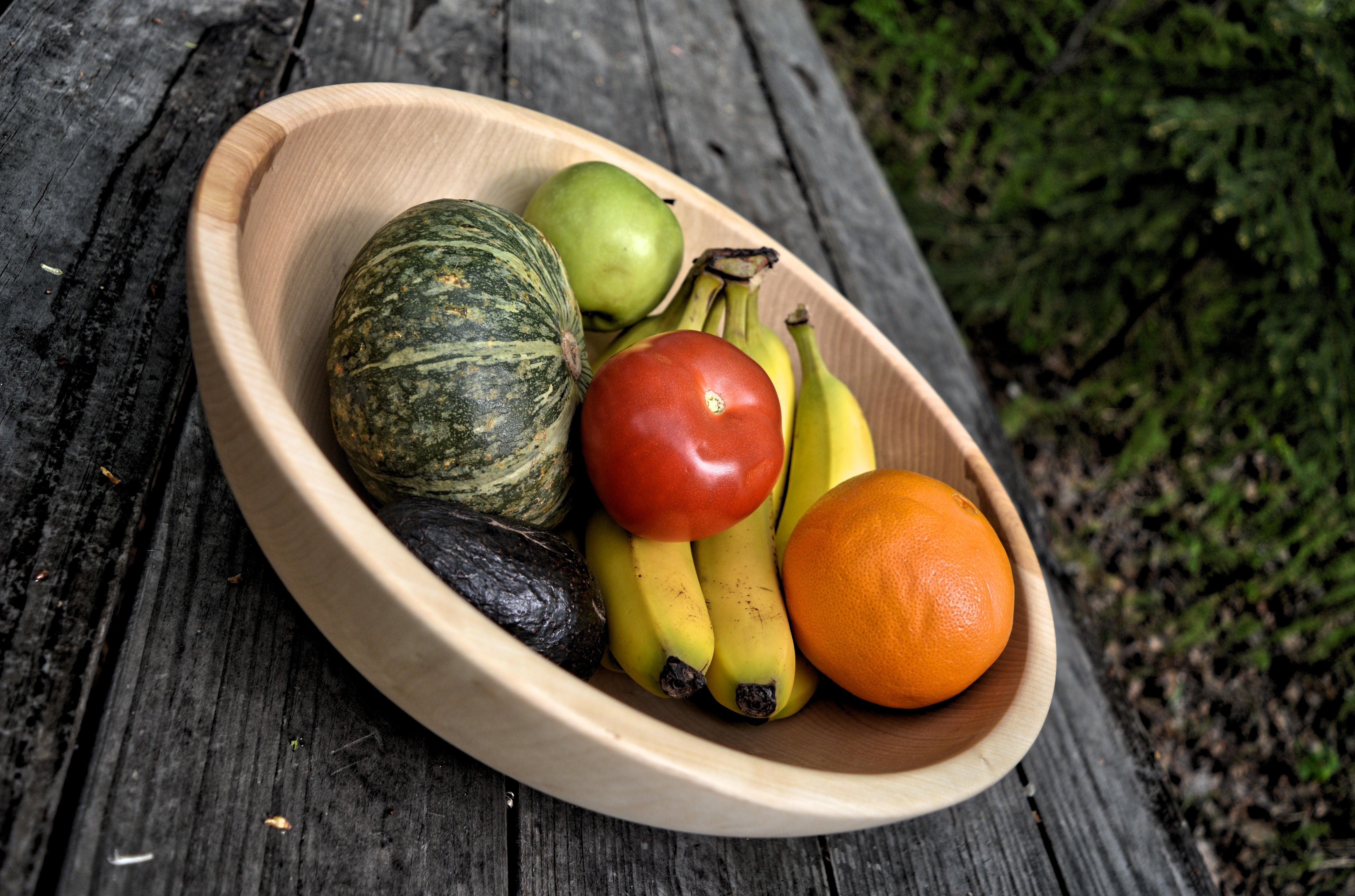 Classic Wooden "Clear" Round Bowl - Plain and Engraved