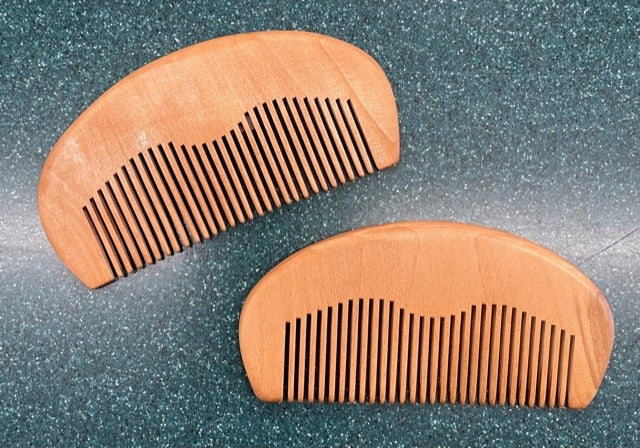 Wood Beard and Moustache Comb