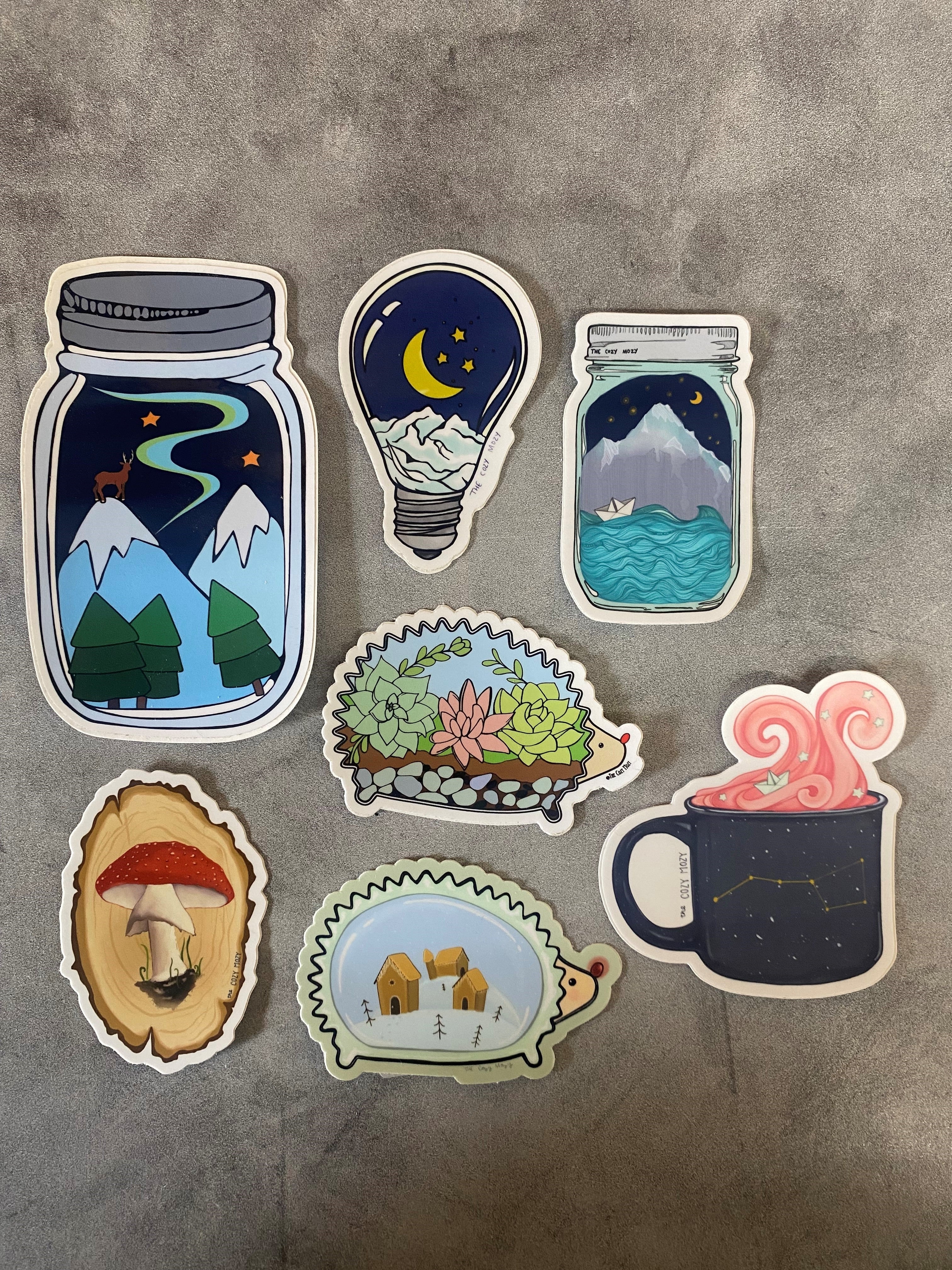 Cozy Mozy Stickers