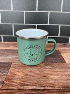 Fairbanks or Alaska Enamel Mug