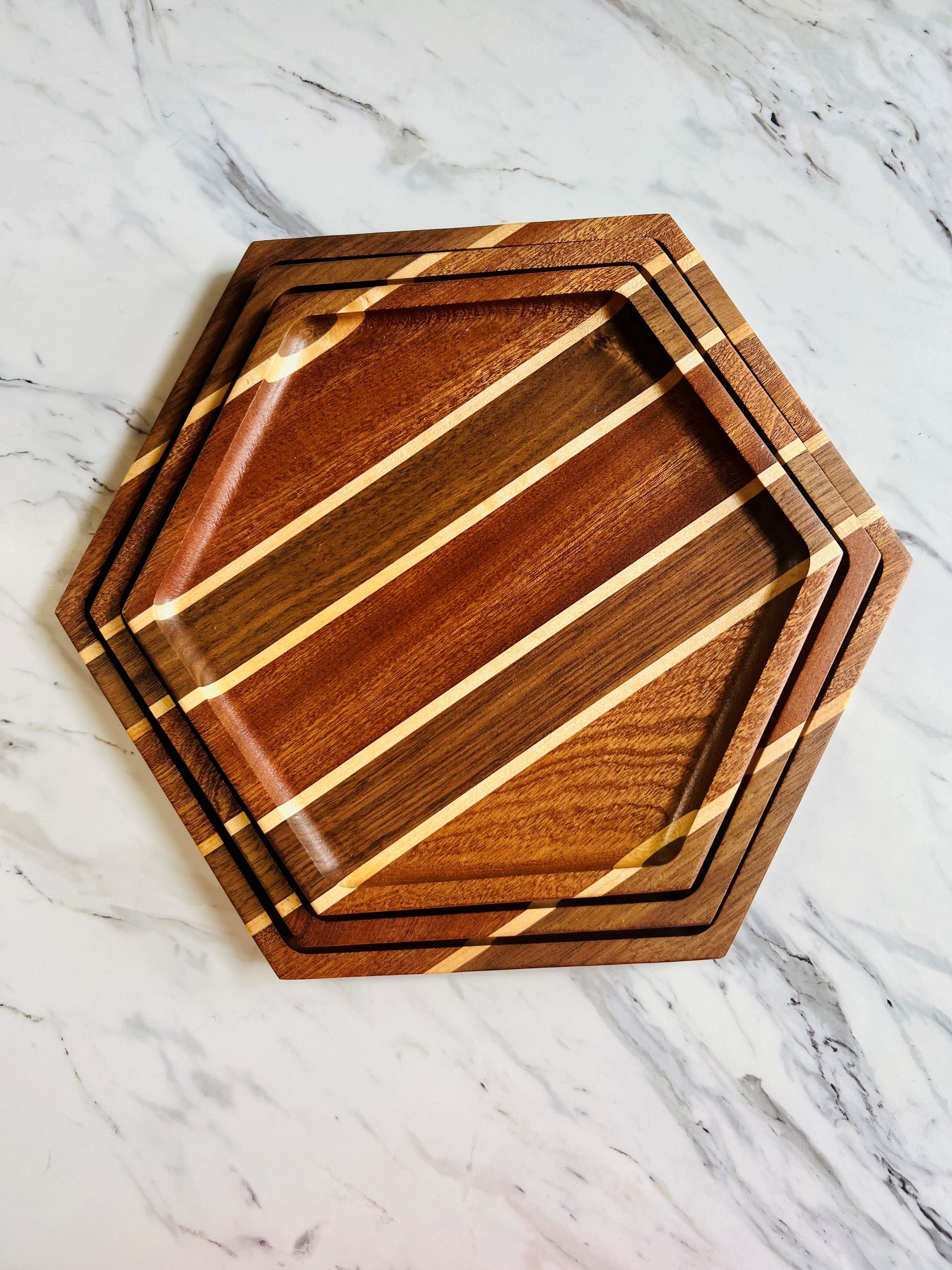 Hexagon Serving Tray