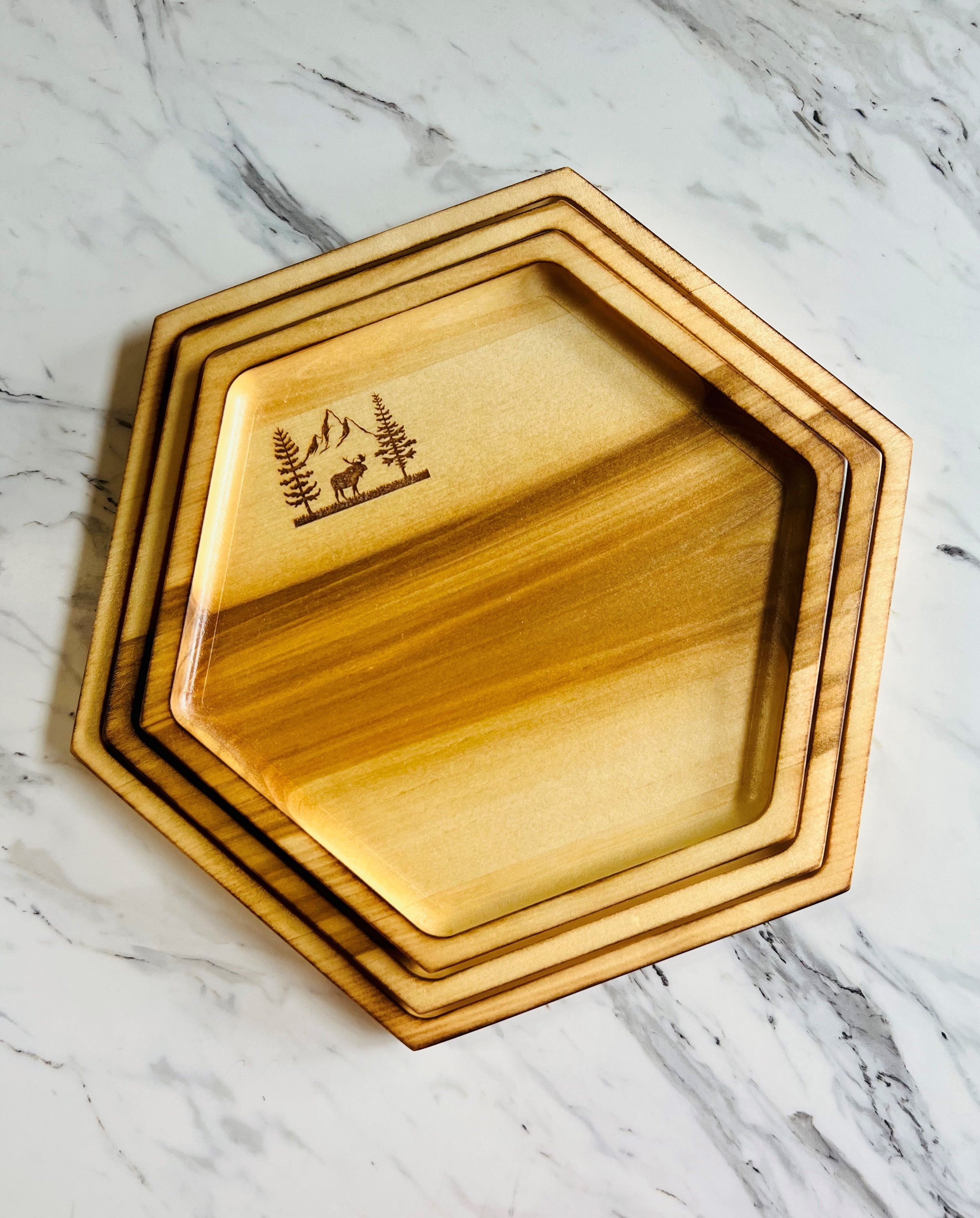 Hexagon Serving Tray