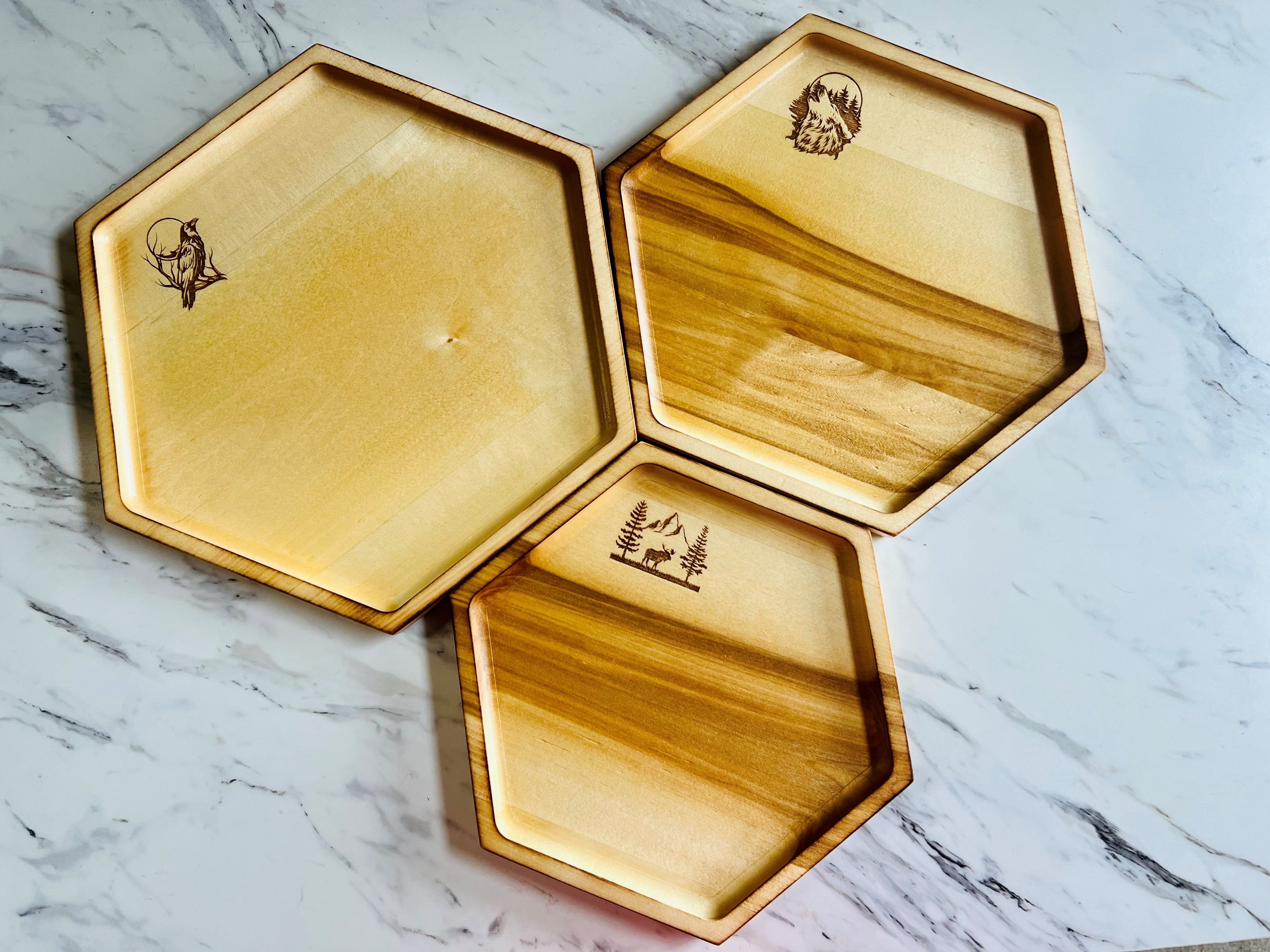 Hexagon Serving Tray