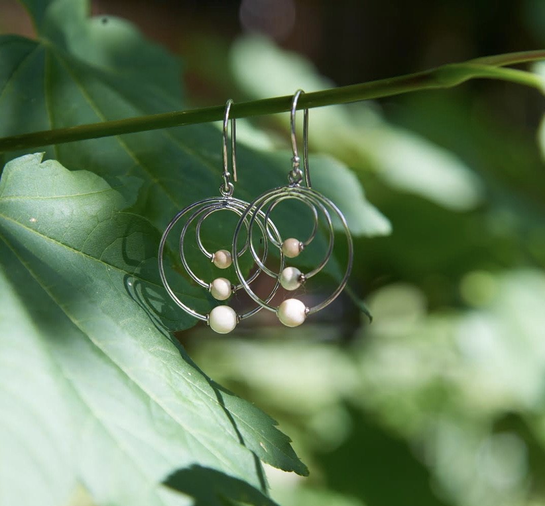 Triple Circle Earrings