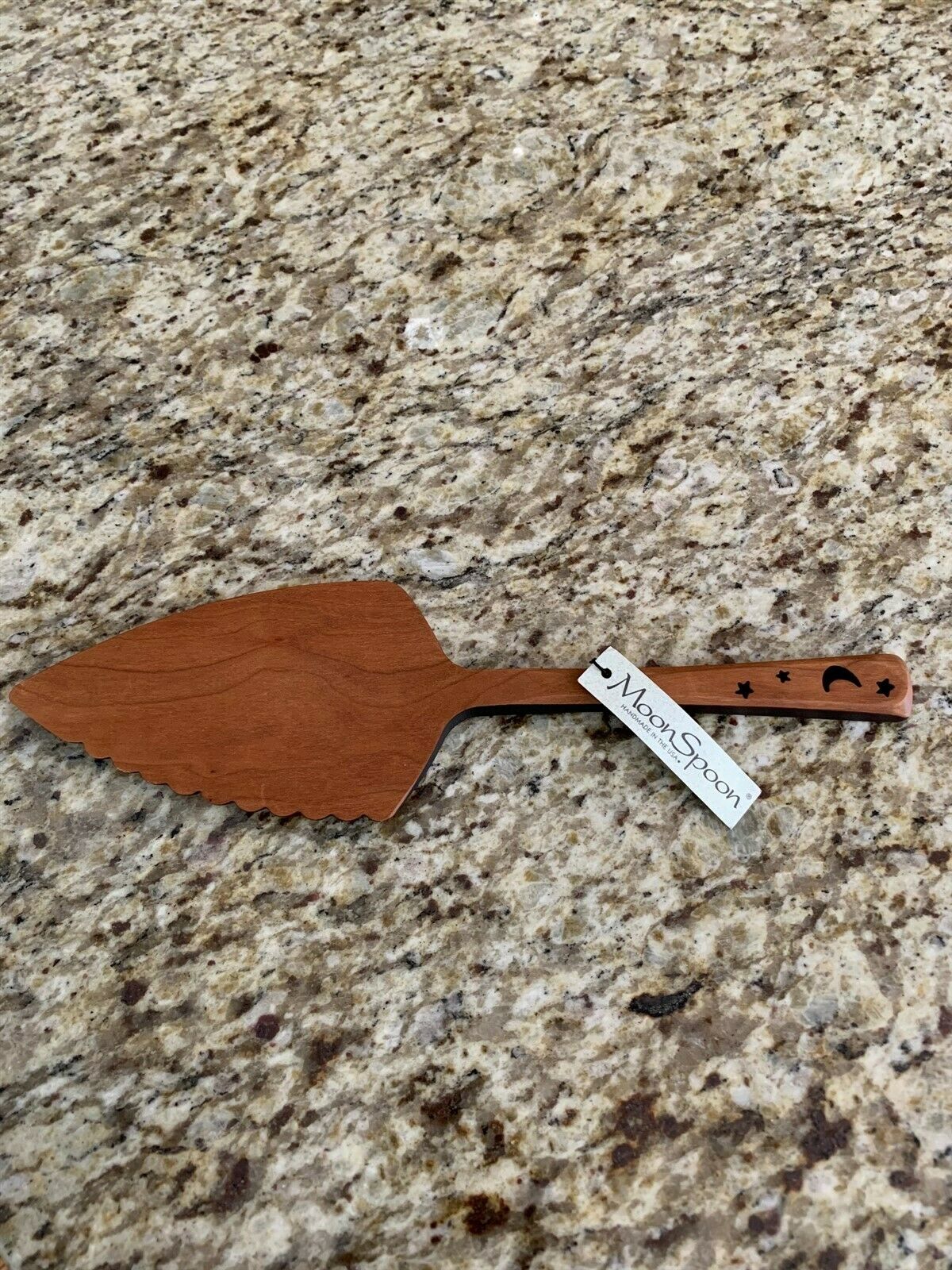 Cherry Wood Pie Server