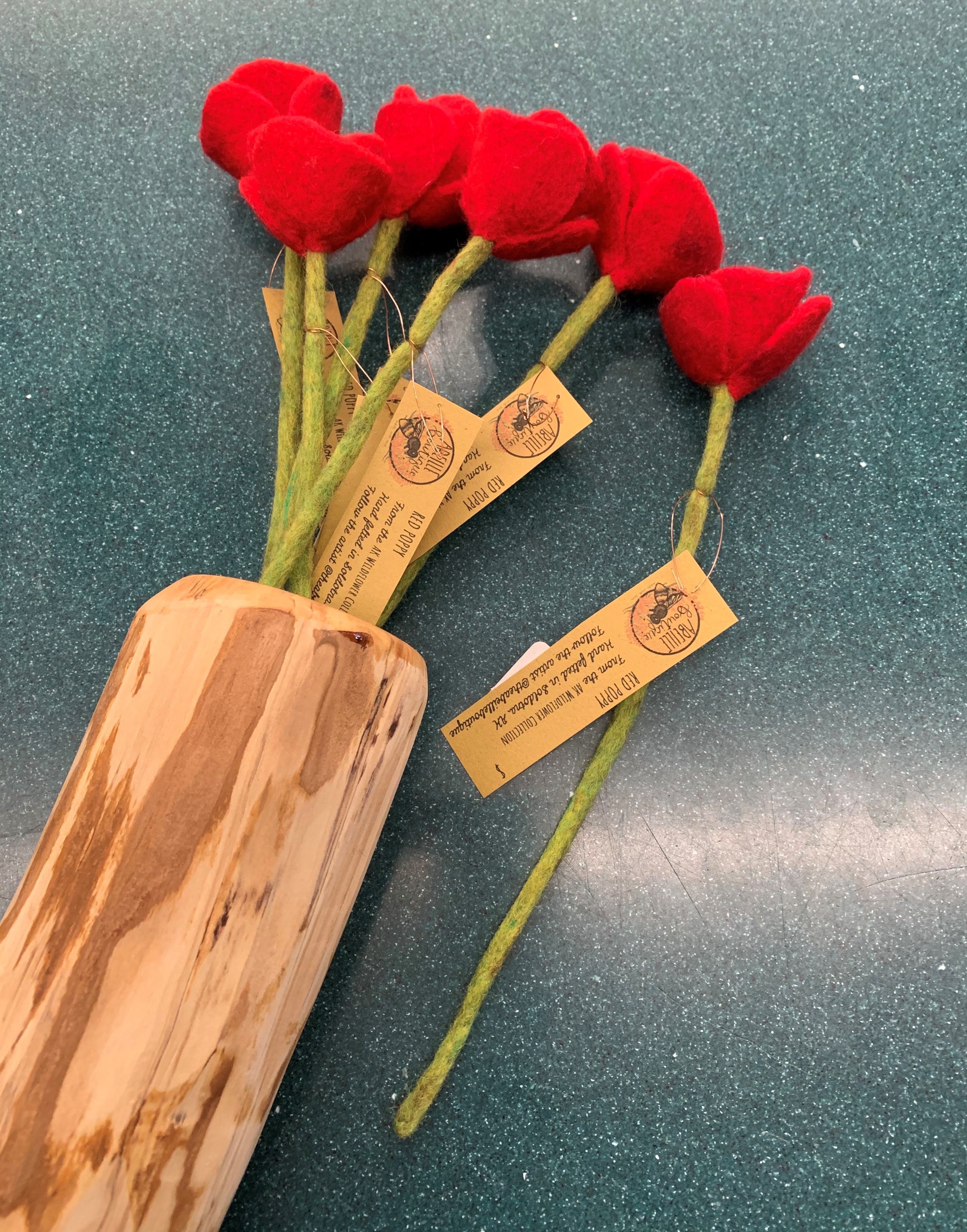 Felted Alaska Wildflowers