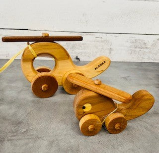 Wooden Alaskan Helicopters